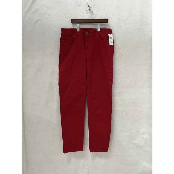 NxD YxJ Jeans Women's Size 6 Red Slim fit New with Tags - Picture 1 of 9